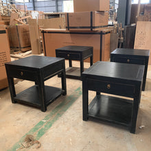 Load image into Gallery viewer, Provincial Farmhouse Lamp Table _ Large _ Black