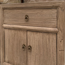 Load image into Gallery viewer, Farmhouse Bedside Table _ 55cm _ Aged Elm