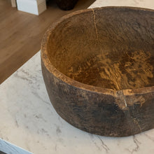 Load image into Gallery viewer, Wabi-Sabi Bowl _ Large _ Round _ Raw Elm