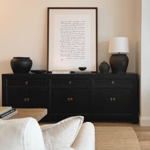 Load image into Gallery viewer, Black Buffet Sideboard