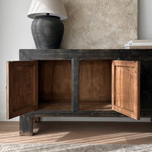Load image into Gallery viewer, Authentic Antique Sideboard _ 157cm _ Rustic Black