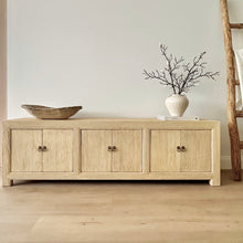 Load image into Gallery viewer, Organic TV Unit _ Six Door _ Blonde Elm _ 2 Sizes