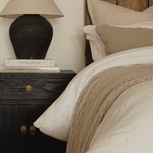 Load image into Gallery viewer, Heritage Bedside Table _ Textured Black