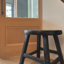 Load image into Gallery viewer, Provincial Boho Side Table _ Black Elm