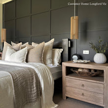 Load image into Gallery viewer, Farmhouse Bedside Table _ XL _ Aged Elm