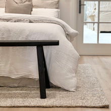 Load image into Gallery viewer, Rug _ Organic Jute & Wool _ Grey White