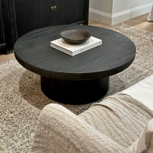 Load image into Gallery viewer, Provincial Platform Coffee Table _ 2 Sizes _ Textured Black