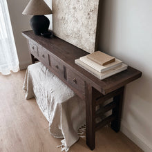 Load image into Gallery viewer, Wabi Hallway Table _ Antique Brown