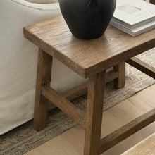 Load image into Gallery viewer, French Provincial Side Table _ XL _ Distressed Brown