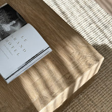 Load image into Gallery viewer, Platform Coffee Table _ Aged Elm