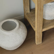 Load image into Gallery viewer, Textured White Pot _ 2 Sizes