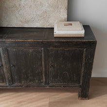 Load image into Gallery viewer, Authentic Antique Sideboard _ 157cm _ Rustic Black