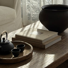 Load image into Gallery viewer, Wabi-Sabi Round Tray _ Medium _ Raw Elm