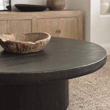 Load image into Gallery viewer, Provincial Platform Coffee Table _ 2 Sizes _ Textured Black