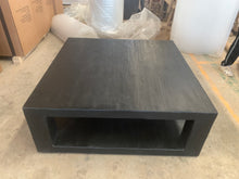 Load image into Gallery viewer, Provincial Farmhouse Coffee Table _ Square _ XL _ Black Elm