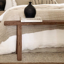 Load image into Gallery viewer, Antique Skinny Bench _ Earthy Brown
