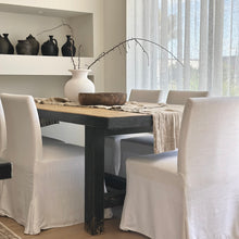 Load image into Gallery viewer, Heritage Dining Table _ 210cm _ Black + Honey Elm