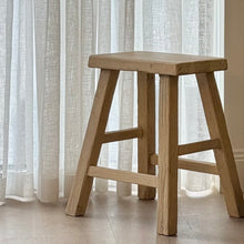 Load image into Gallery viewer, Organic Worker Stool _ Rectangle _ Blonde Elm
