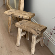 Load image into Gallery viewer, Baby Worker Stool _ Raw Elm