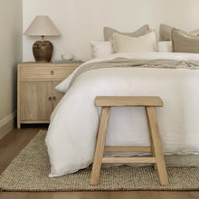 Load image into Gallery viewer, Organic Worker Stool _ Rectangle _ Blonde Elm