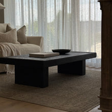 Load image into Gallery viewer, Kuro-Sabi Coffee Table _ Oak _ Rectangle _ Black Brown
