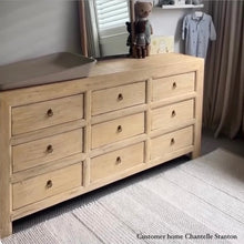 Load image into Gallery viewer, Organic Nine Drawer Chest _ Blonde Elm
