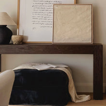 Load image into Gallery viewer, Platform Hallway Table _ Satin Brown