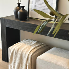 Load image into Gallery viewer, Platform Hallway Table _ Textured Black