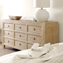 Load image into Gallery viewer, Organic Nine Drawer Chest _ Blonde Elm