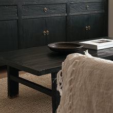 Load image into Gallery viewer, Oriental Coffee Table _ 140cm _ Textured Black