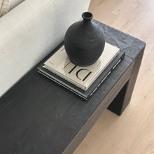 Load image into Gallery viewer, Platform Bench _ Chunky _ Modern Textured Black