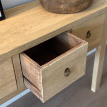 Load image into Gallery viewer, Oriental Console _ Deep Drawer _ Blonde Elm