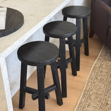 Load image into Gallery viewer, Artisan Bar Stool _ Textured Black