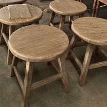 Load image into Gallery viewer, Antique Boho Side Table _ Aged Elm