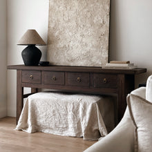Load image into Gallery viewer, Wabi-Sabi Hallway Table _ Antique Brown