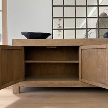 Load image into Gallery viewer, Antique Luxe Sideboard _ 230cm_ Studded Detail _ Aged Elm