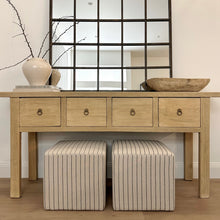 Load image into Gallery viewer, *Clearance Item* Oriental Console _ Deep Drawer _ Blonde Elm