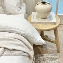 Load image into Gallery viewer, Organic Side Table _ Tri-Leg _ Blonde Elm