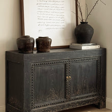Load image into Gallery viewer, Heritage Sideboard _ Iron Detail _ 140cm _ Distressed Black