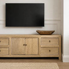 Load image into Gallery viewer, Organic Boho TV Unit _ Blonde Elm