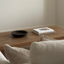 Load image into Gallery viewer, American Farmhouse Platform Coffee Table _ Honey Elm _ 2 Sizes