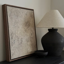 Load image into Gallery viewer, Ancient Ruin Collection by Impreshens _ Framed Textured Canvas _ Mini _ Earthy Grey (Marble Effect)