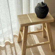 Load image into Gallery viewer, Organic Worker Stool _ Rectangle _ Blonde Elm