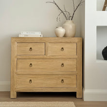 Load image into Gallery viewer, Organic Farmhouse Mini Chest _ Blonde Elm