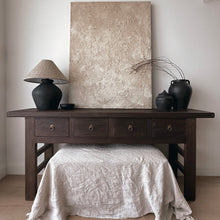 Load image into Gallery viewer, Wabi-Sabi Hallway Table _ Antique Brown
