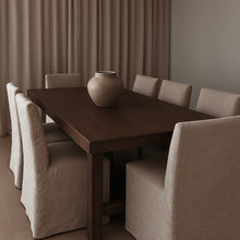 Load image into Gallery viewer, Wabi Dining Table _ 244cm _ Antique Brown