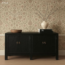Load image into Gallery viewer, Provincial Sideboard _ 4 Door _ Black