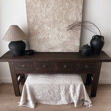 Load image into Gallery viewer, Wabi-Sabi Hallway Table _ Antique Brown