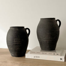 Load image into Gallery viewer, Vintage Vessel _ Handle _ Stone Grey/Black