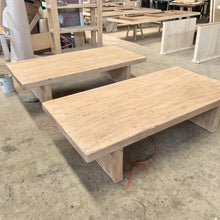 Load image into Gallery viewer, Organic Platform Coffee Table _ Blonde Elm